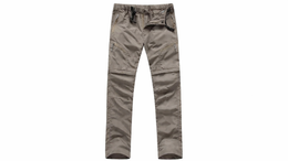 Khaki pants on a white background